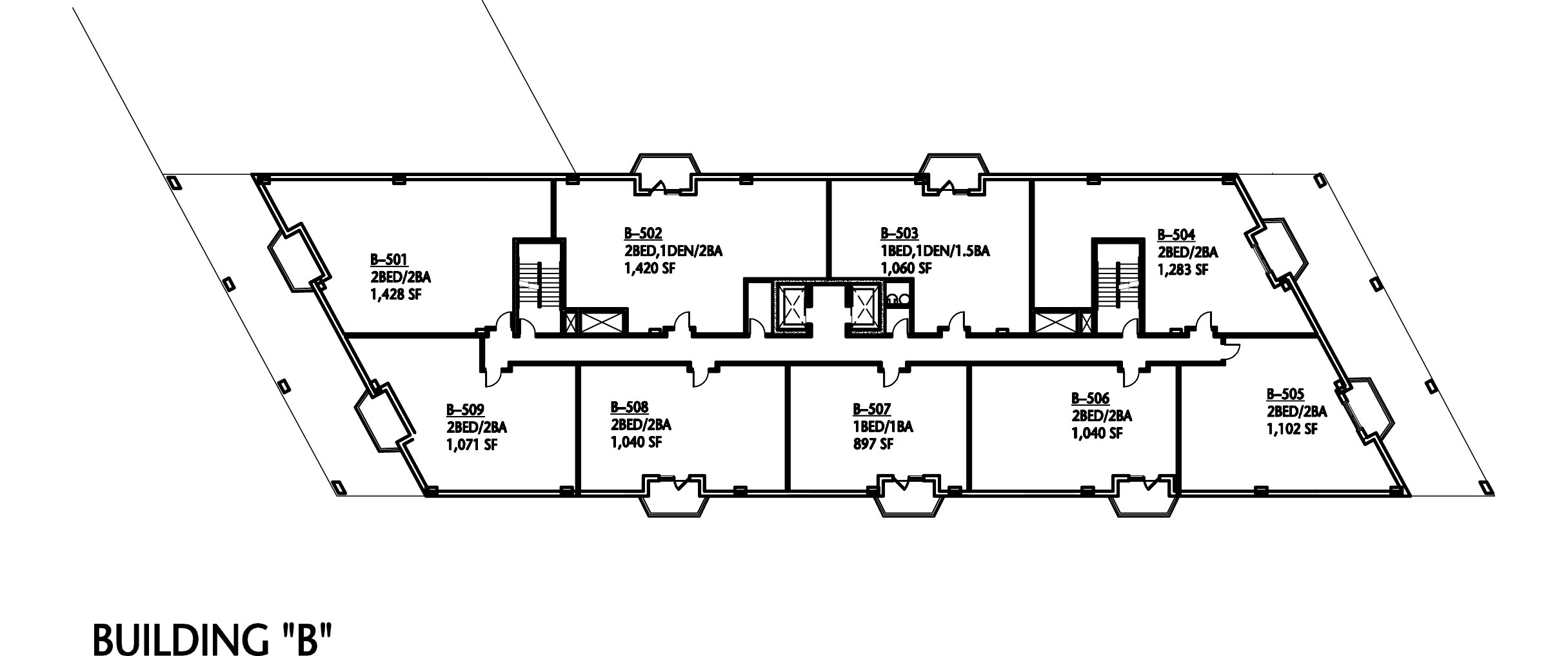 Fifth Floor in Building B of Tinley Park Place.