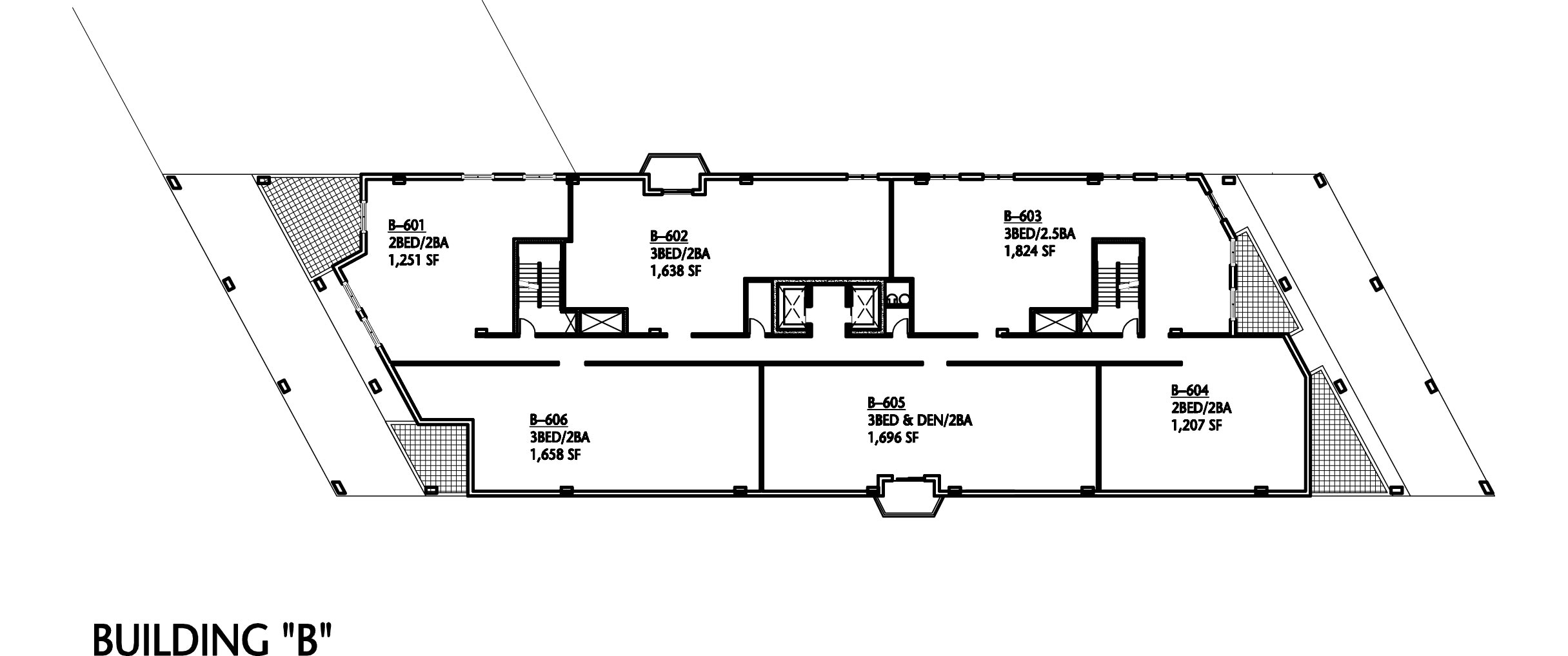 Sixth Floor in Building B of Tinley Park Place.