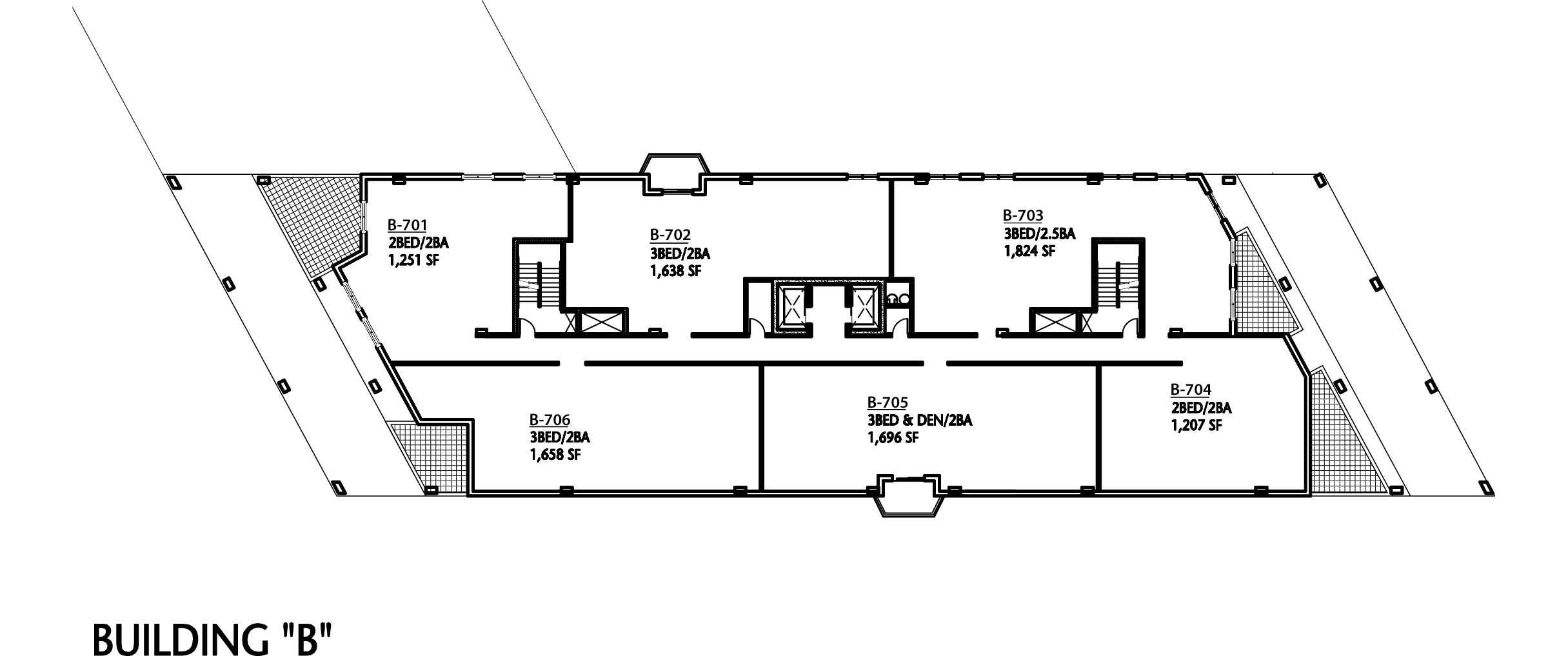 Seventh Floor in Building B of Tinley Park Place.