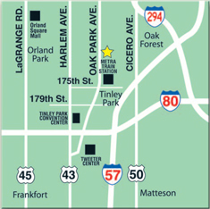 Tinley Park Place Map