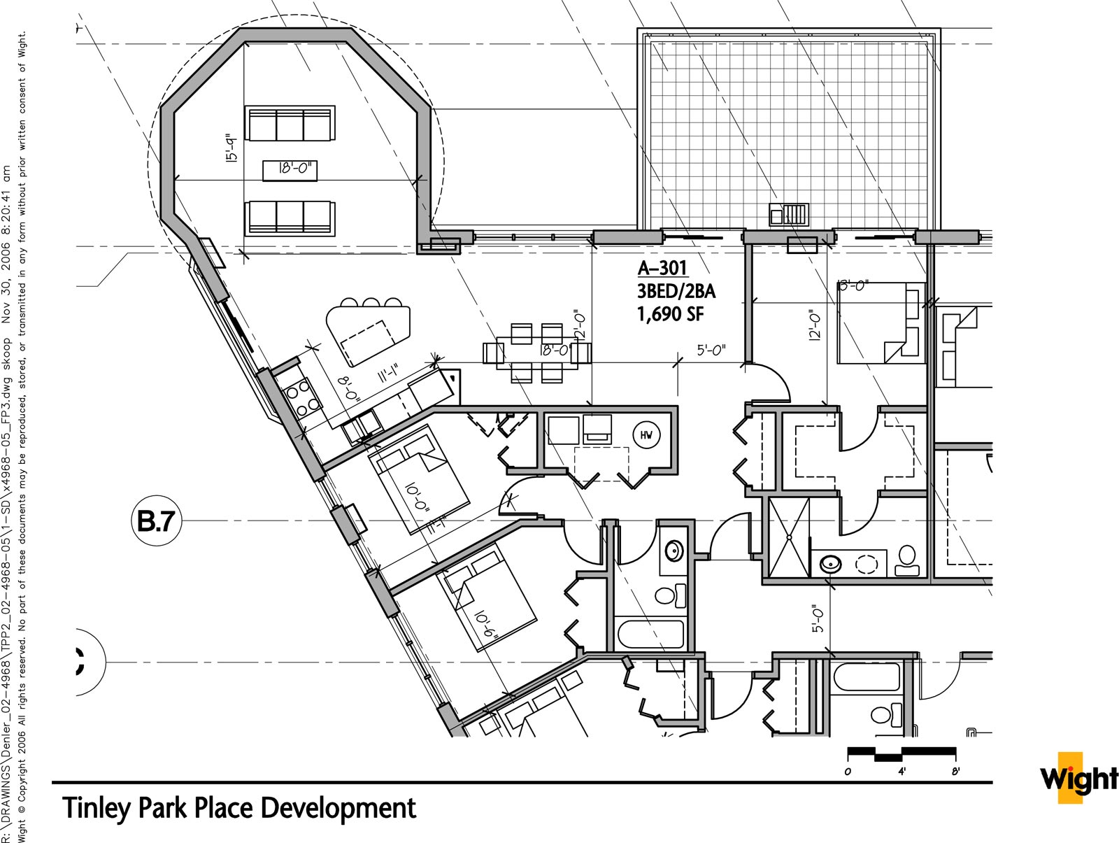 A-301 on the Third Floor in Building A of Tinley Park Place