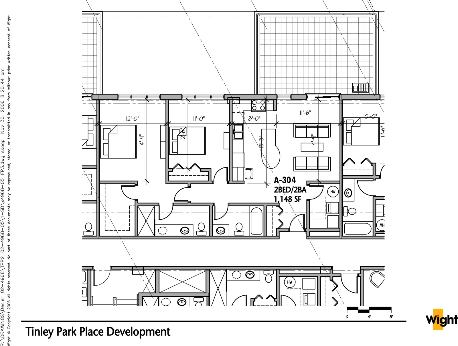 A-304 on the Third Floor in Building A of Tinley Park Place