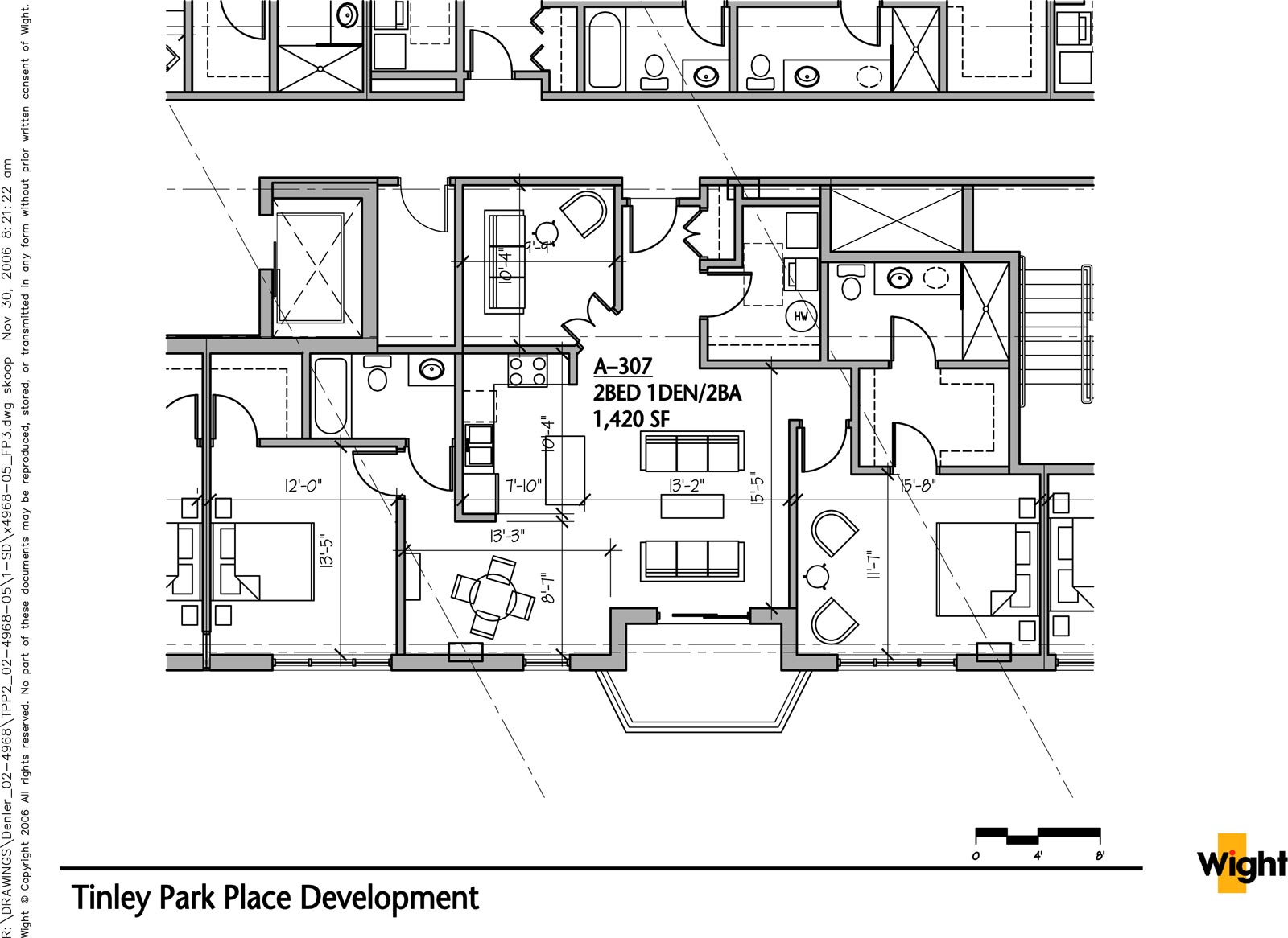 A-307 on the Third Floor in Building A of Tinley Park Place