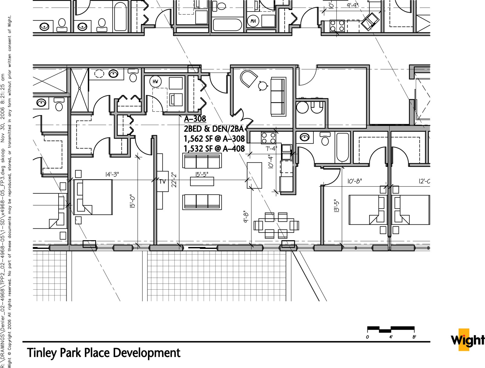 A-308 on the Third Floor in Building A of Tinley Park Place