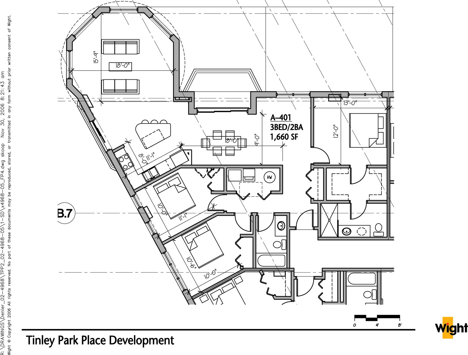 A-401 on the Fourth Floor in Building A of Tinley Park Place