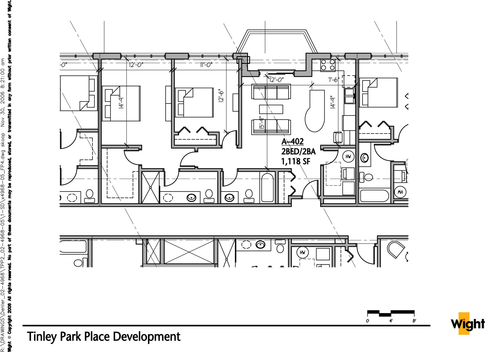 A-402 on the Fourth Floor in Building A of Tinley Park Place