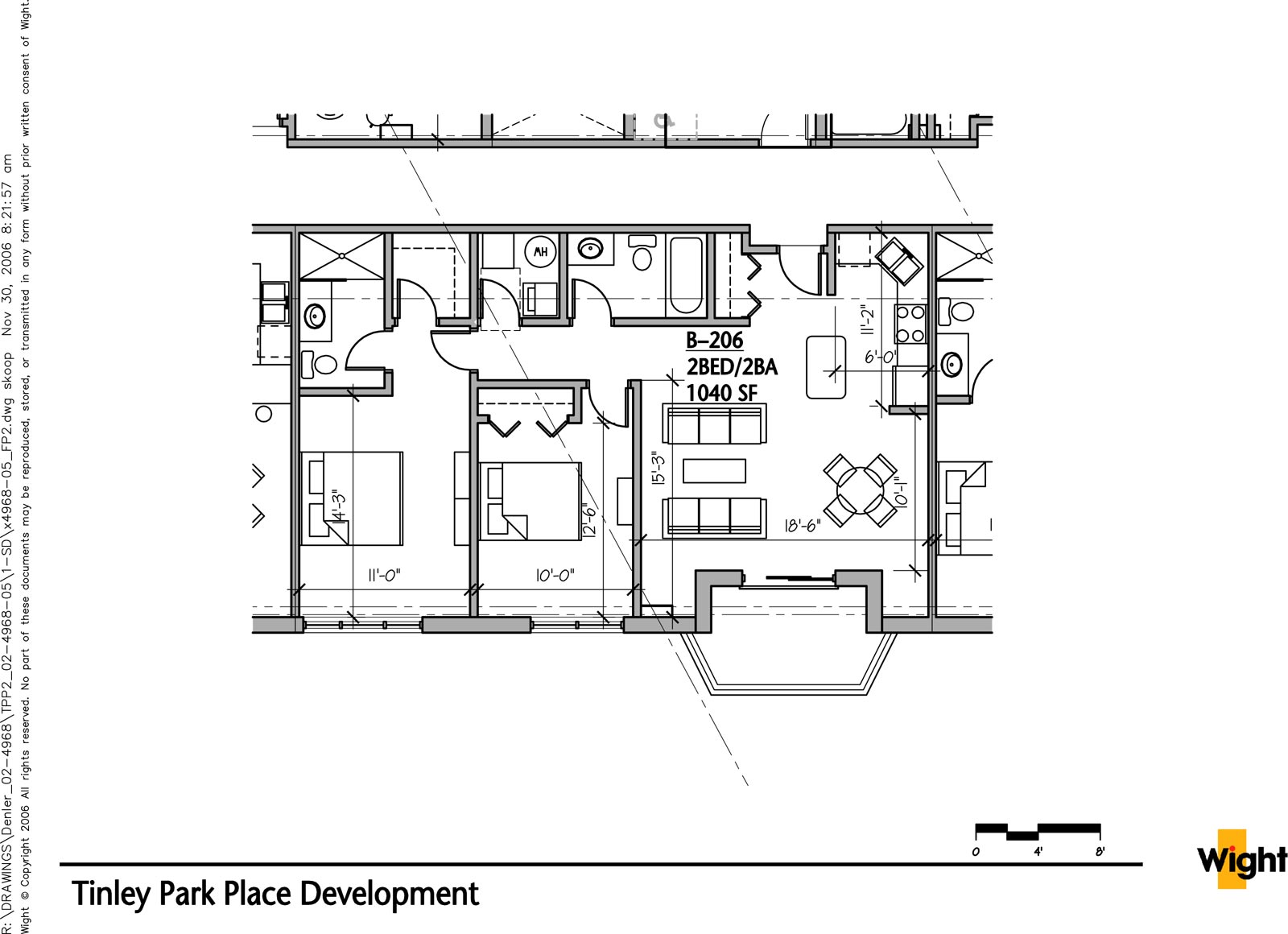 B-206 on the Second Floor in Building B of Tinley Park Place