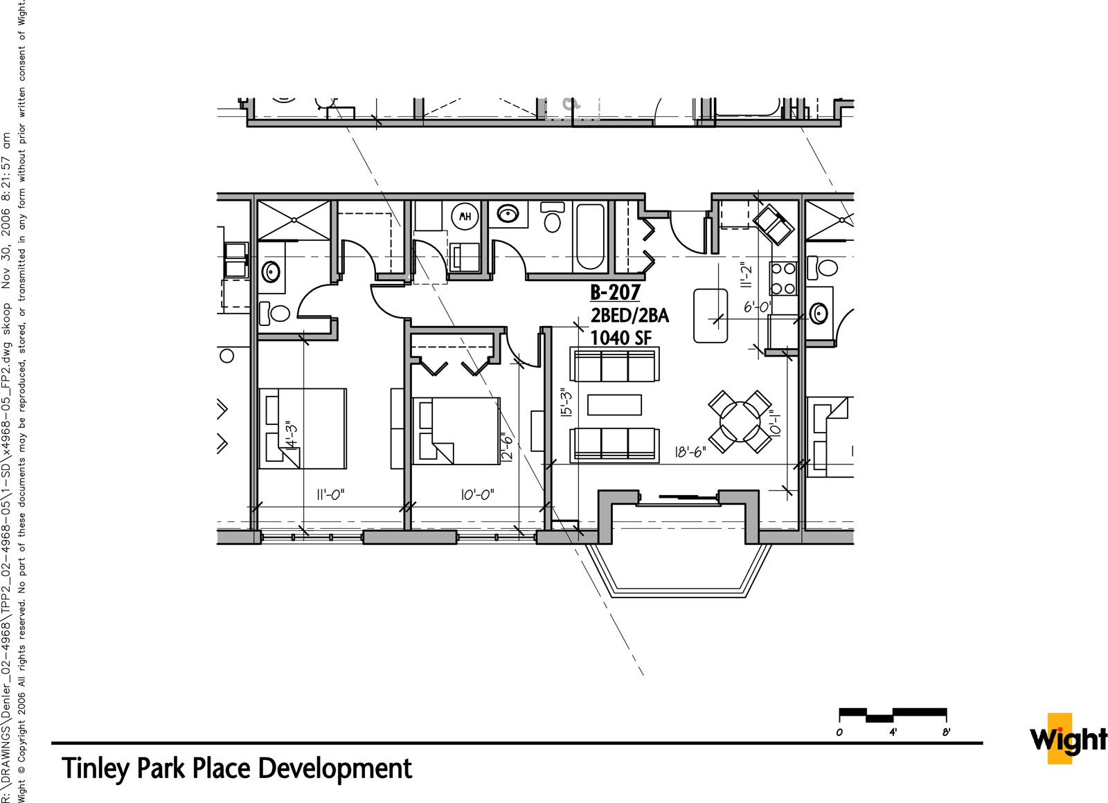 B-207 on the Second Floor in Building B of Tinley Park Place