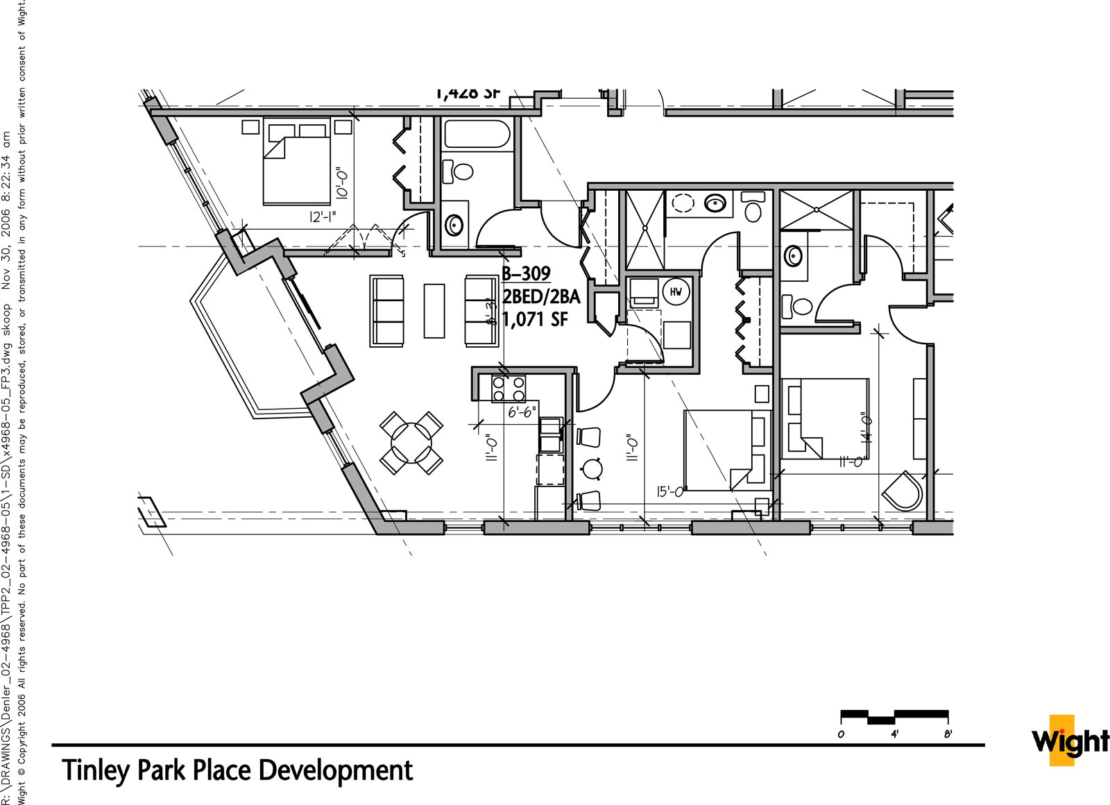 B-309 on the Third Floor in Building B of Tinley Park Place