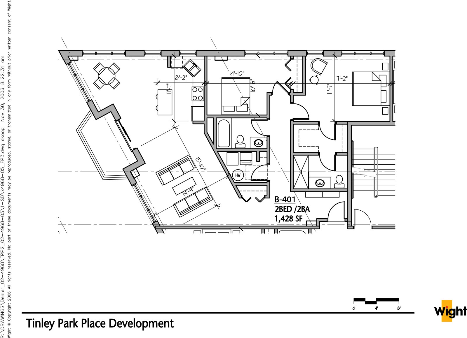 B-401 on the Fourth Floor in Building B of Tinley Park Place