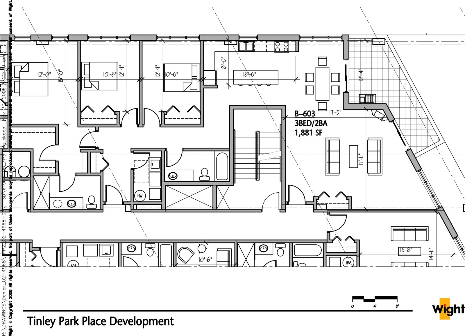 B-603 on the Sixth Floor in Building B of Tinley Park Place